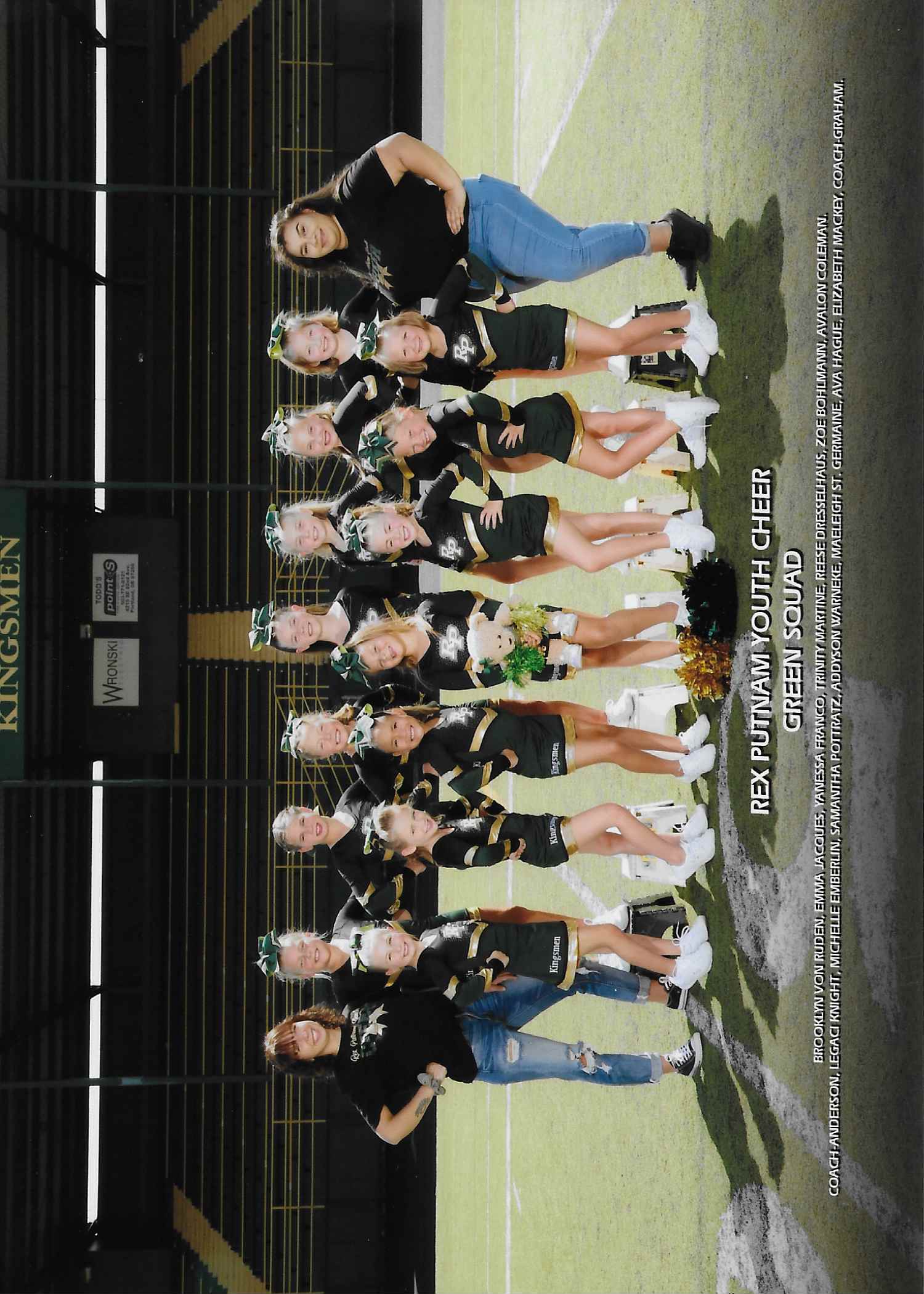 Squads Rex Putnam Youth Cheer